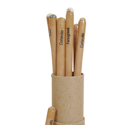 Nesa Plantable Seed Kraft Paper Pens | Ink : Blue | Eco-friendly | Grow Plants From Pens