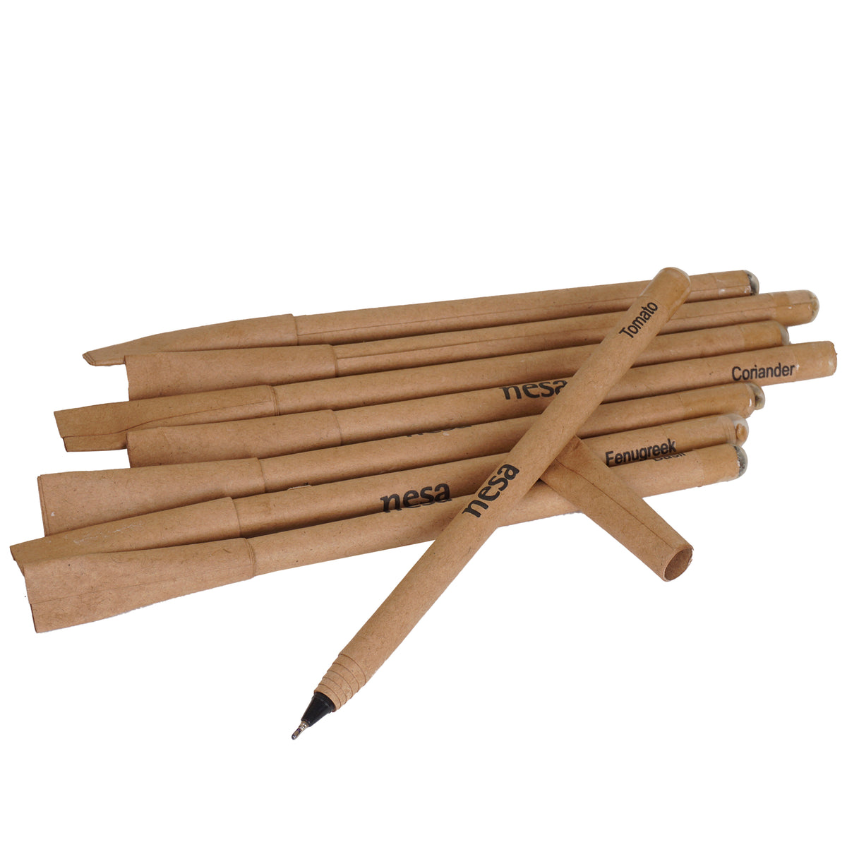 Nesa Plantable Seed Kraft Paper Pens | Ink : Blue | Eco-friendly | Grow Plants From Pens