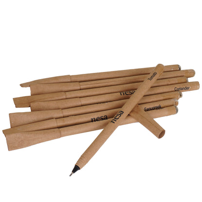 Nesa Plantable Seed Kraft Paper Pens | Ink : Blue | Eco-friendly | Grow Plants From Pens