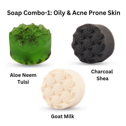 Nesa Handmade Soap Combo – Pack of 3 (100g each) | Skin-Loving & Gift-Ready
